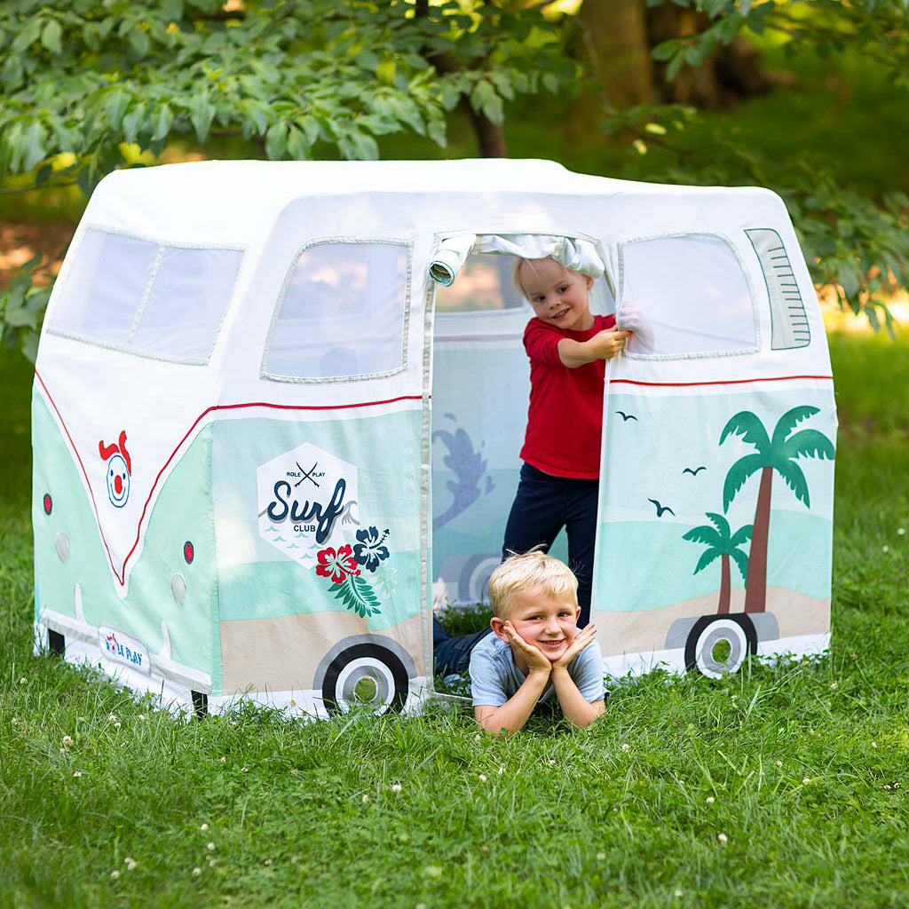Role Play Deluxe Surfing Camper Playhouse Tent