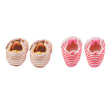 Baby Moo All About Love Brown And Pink 2 Pk Booties