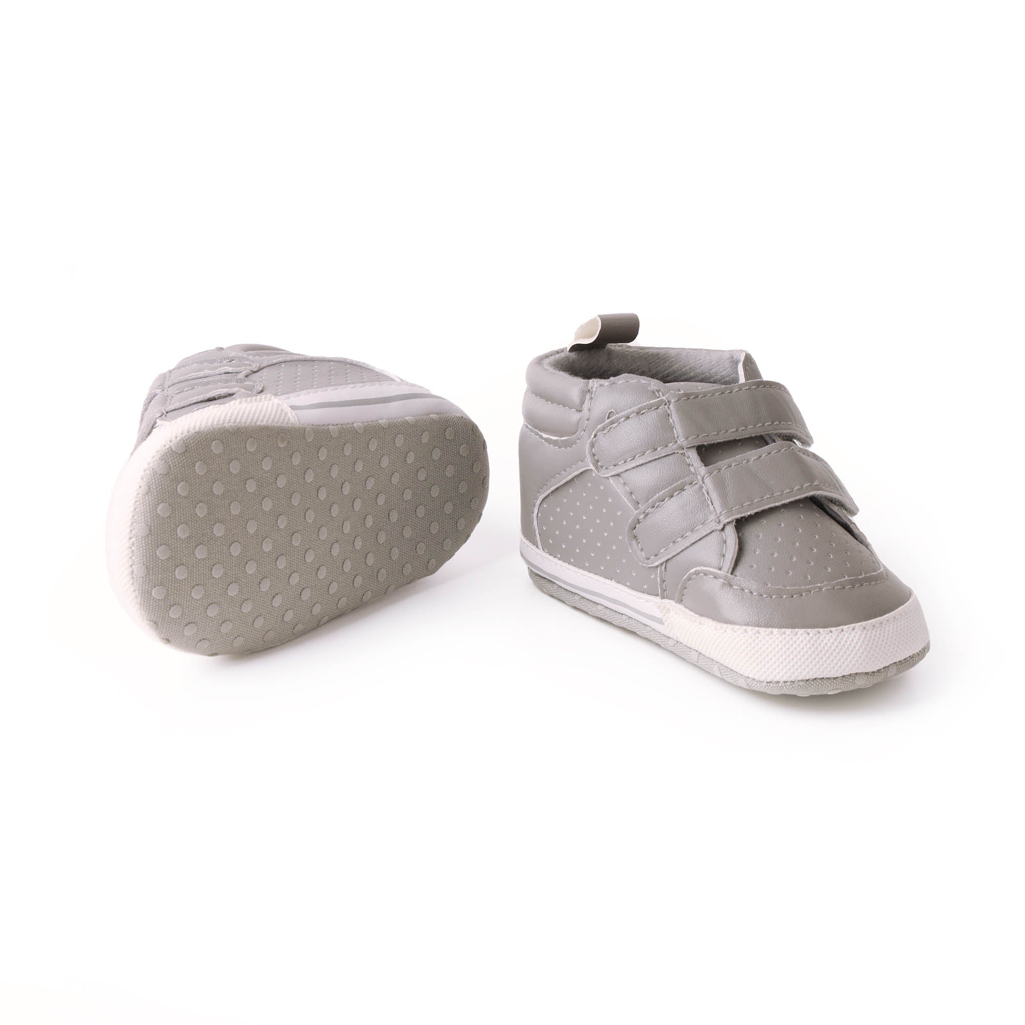 Kicks & Crawl- Graycer Hi-top Baby Shoes