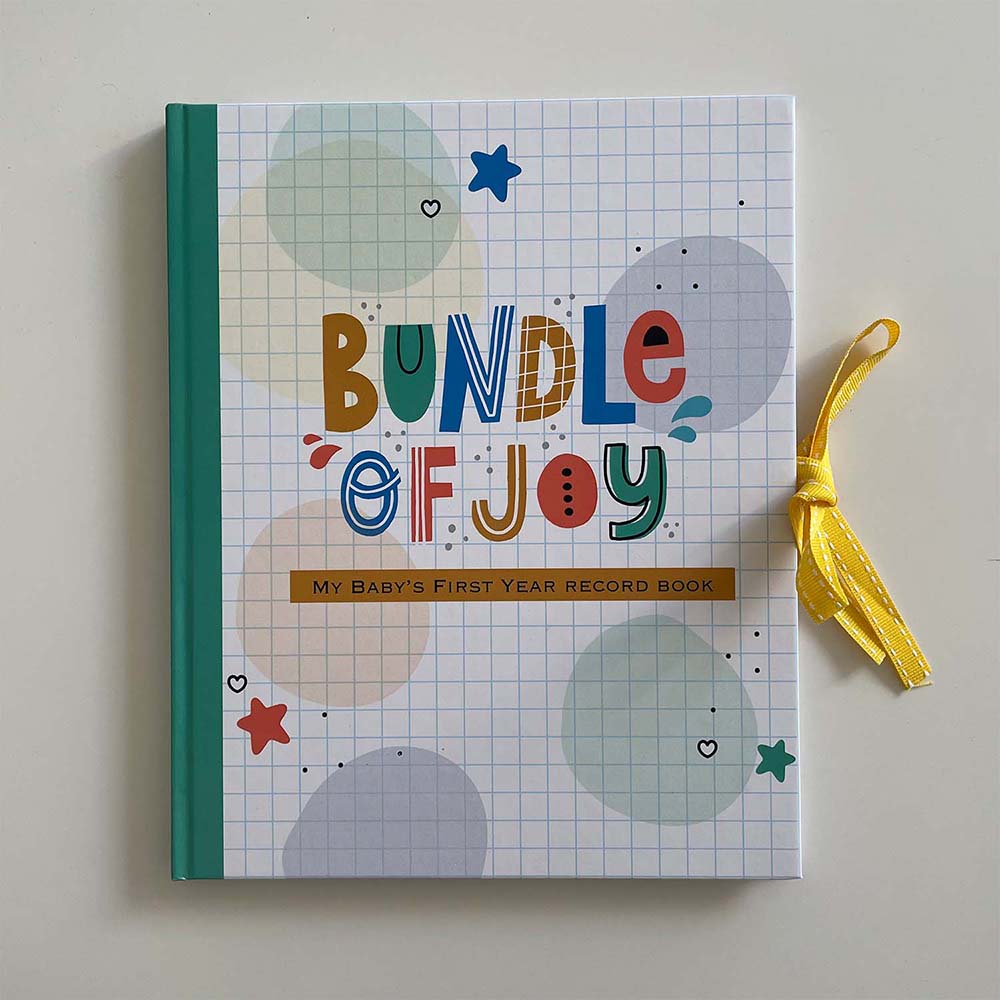 Baby's First Year Journal, Personalised Baby Book My Baby Babbles