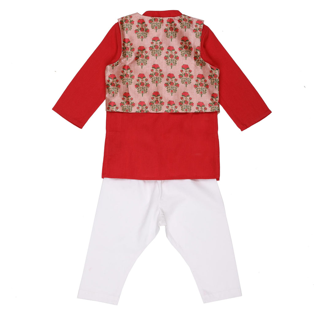 Cute Kurta Pyjama & Jacket Set (3-24 M)