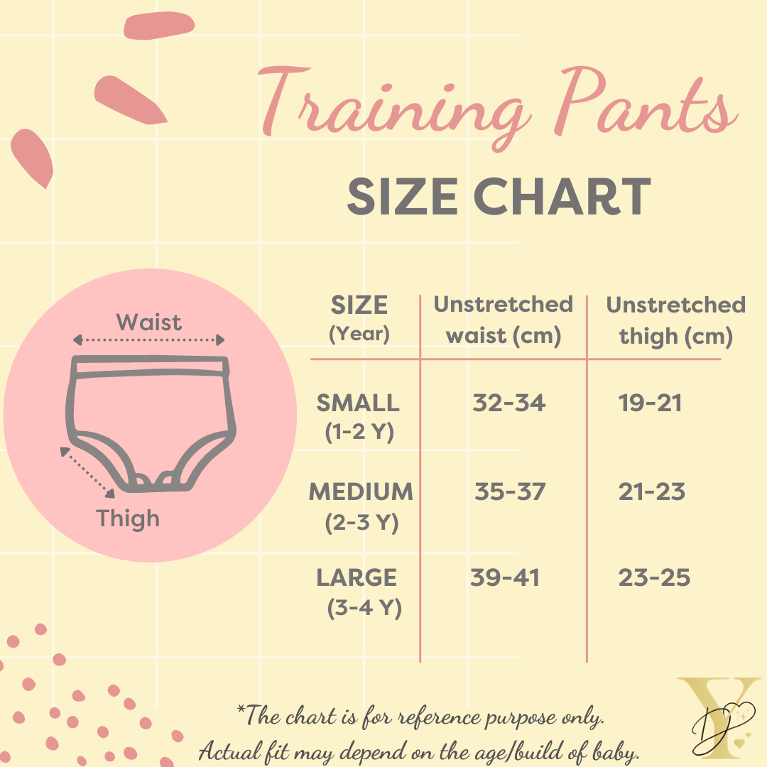 Peach Love (Set Of 3) Pull-Up Toddler Training Pants