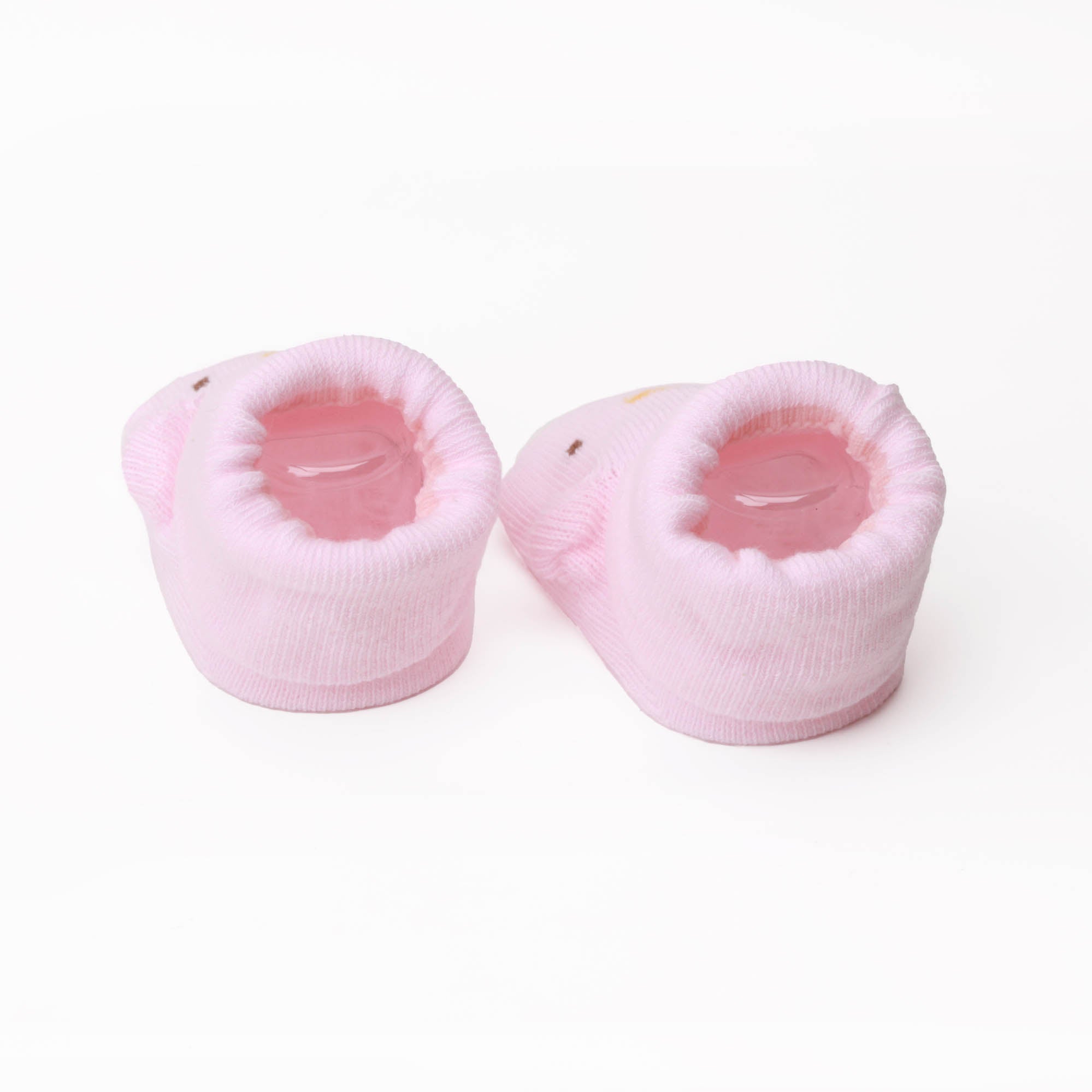 Kicks & Crawl- Lightweight Baby Socks Pink & Yellow - 2 Pack