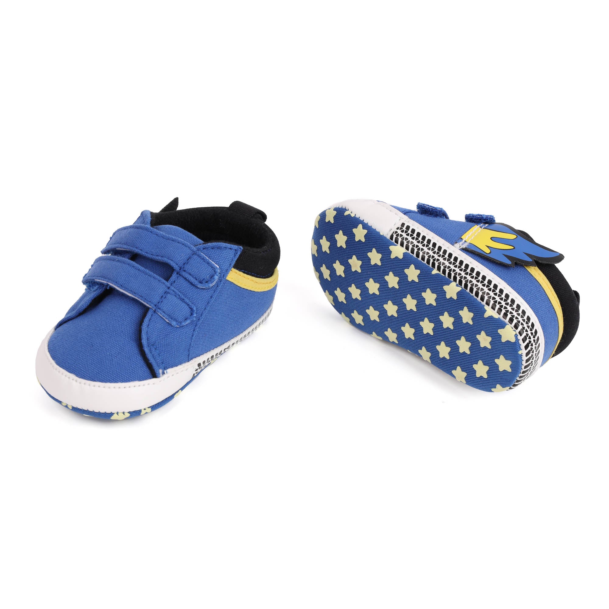 Kicks & Crawl- Flaming Blue Baby Shoes