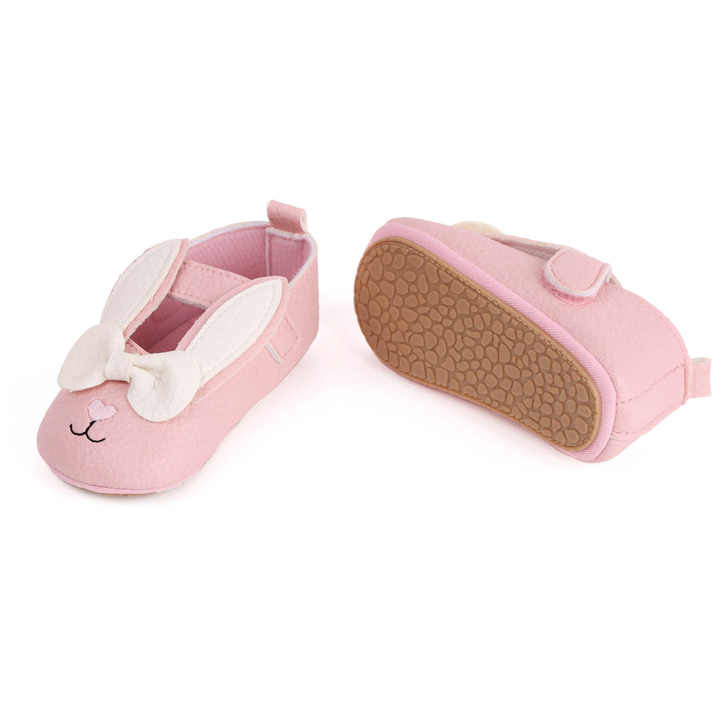 Kicks & Crawl- Cute Bunny Pink Baby Shoes