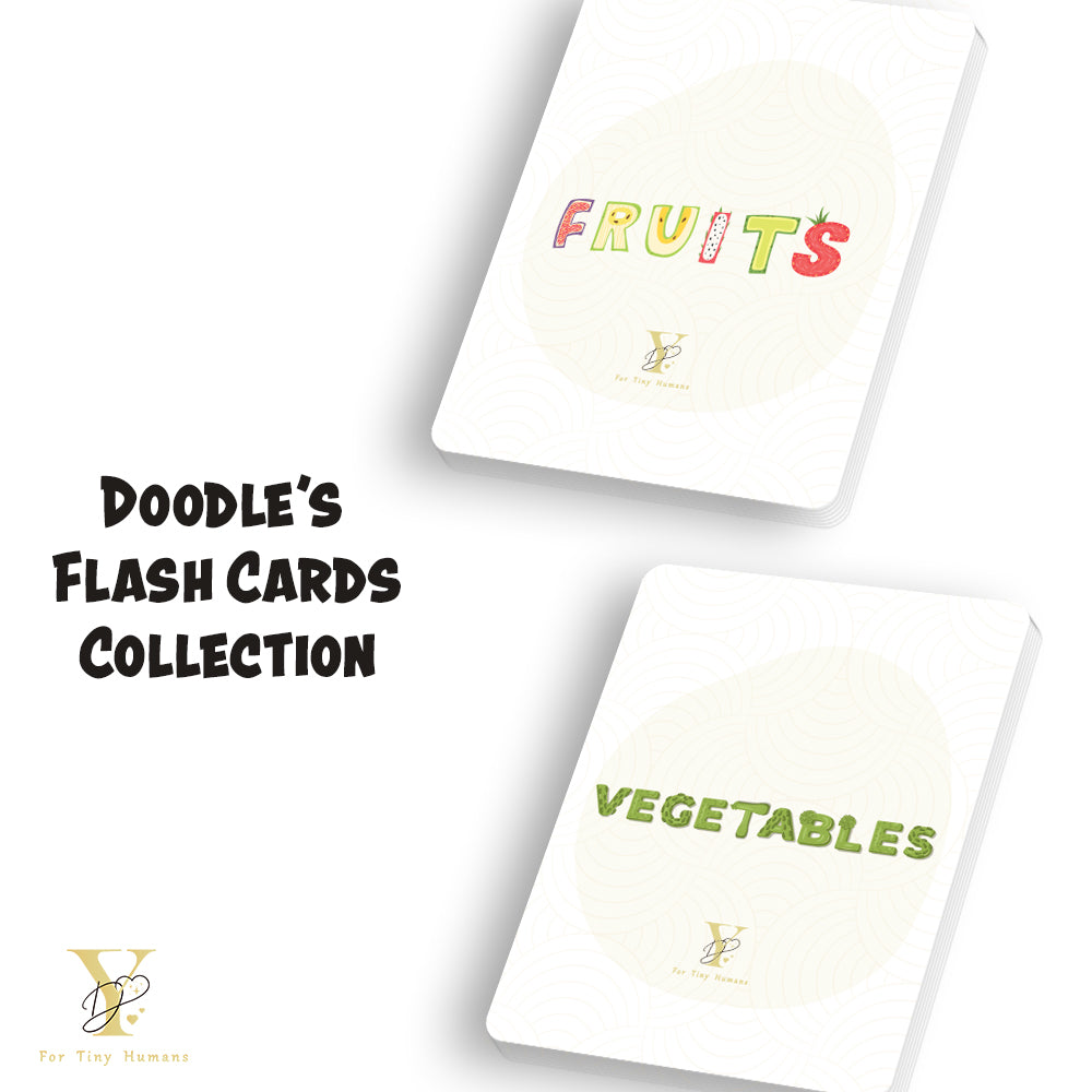 Doodle's Flash Cards Collection - Fruits & Vegetables