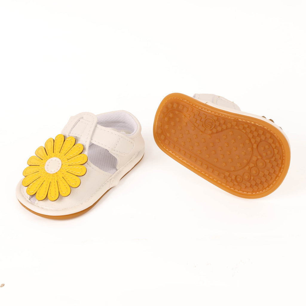 Kicks & Crawl- Poppy Flower Shoe