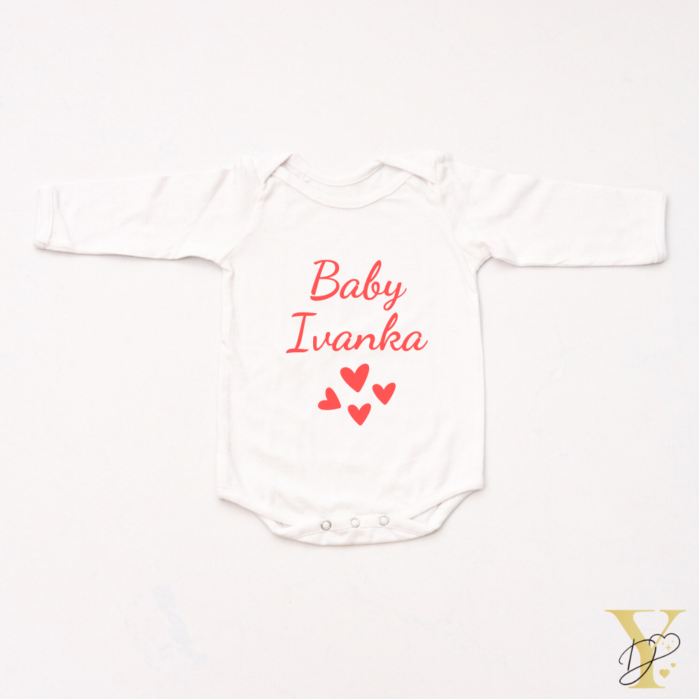 Baby Hearts Bodysuit - Full/Half Sleeves