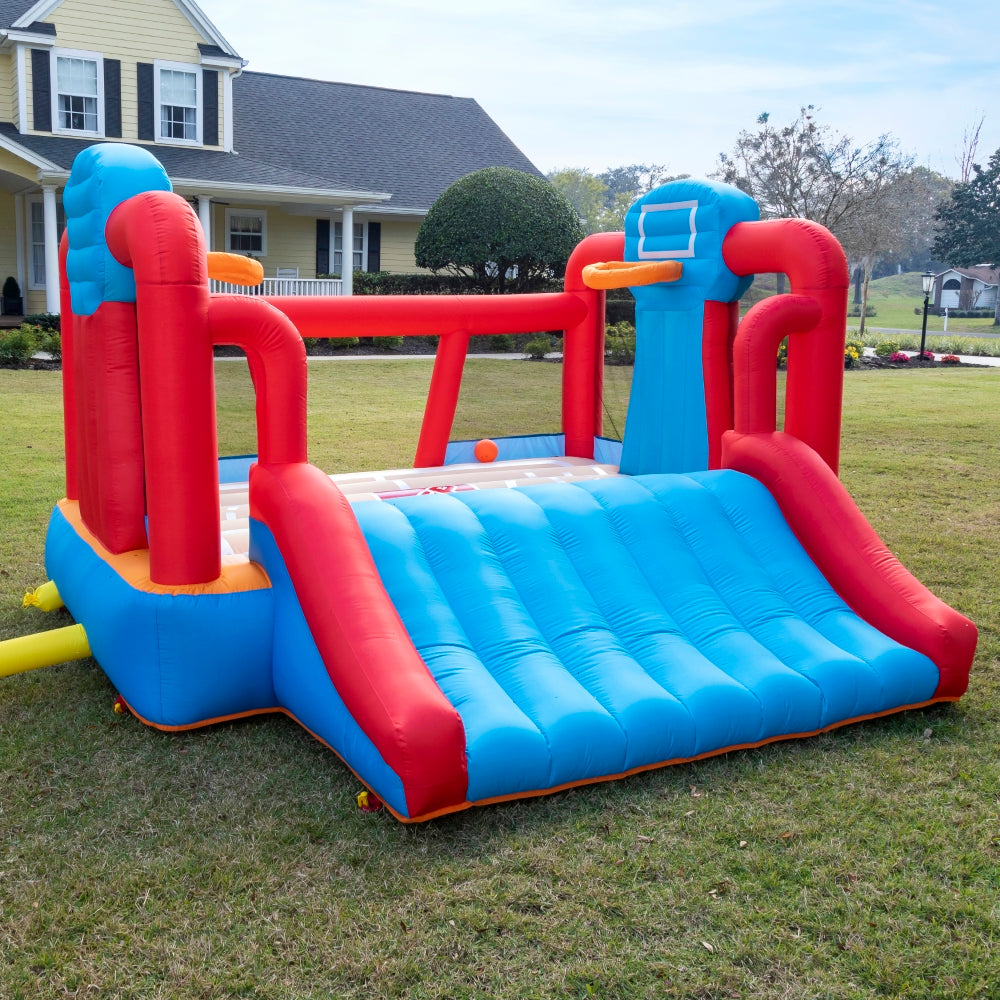 Step2 Max Sports Full Court Basketball ‘N Slide Bouncer With Extra Heavy Duty Blower