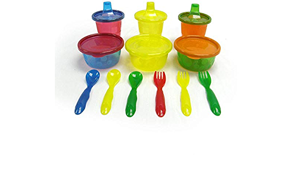 The First Years Take & Toss 12 Pc Multi Packs Weaning Multicolor 6M to 24M