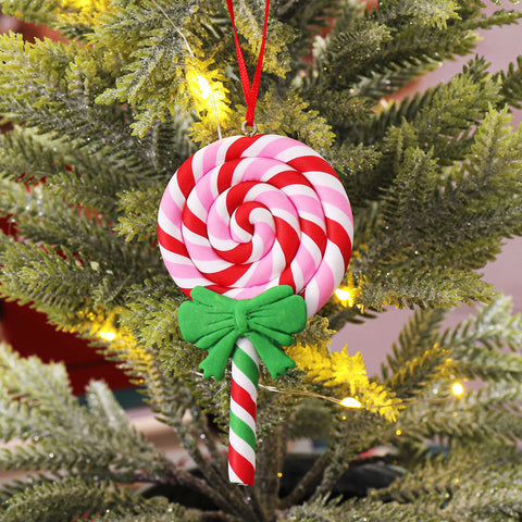 Sweet Treat Twist Ornament- Lollipop