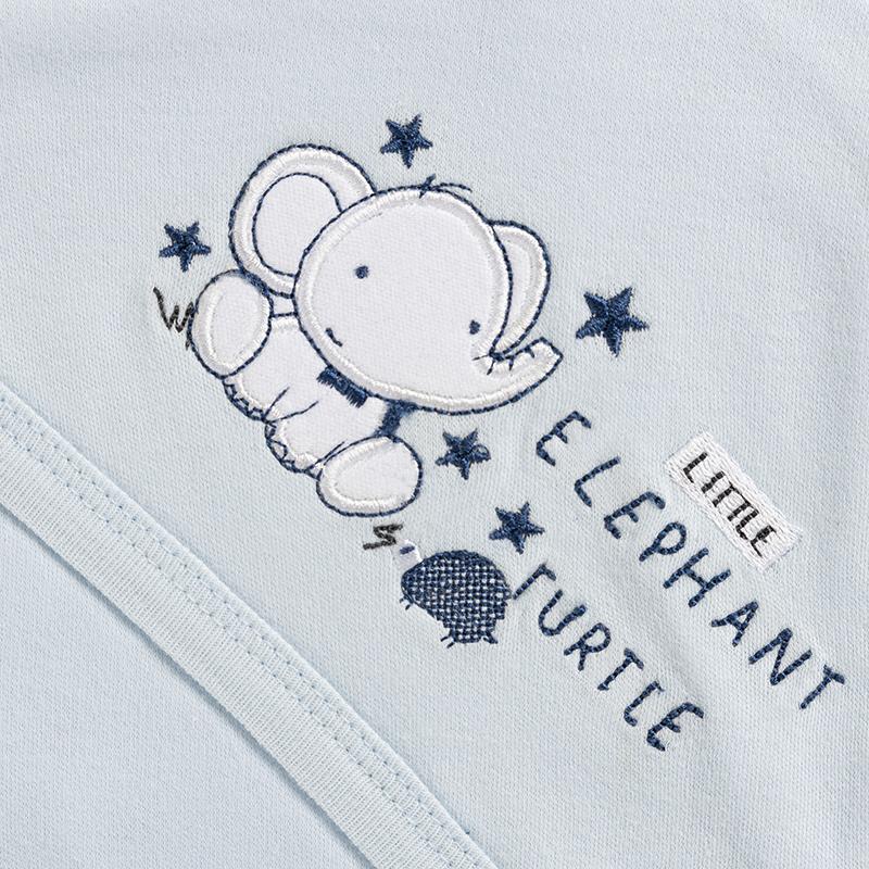 Baby Elephant Hooded Wrapper