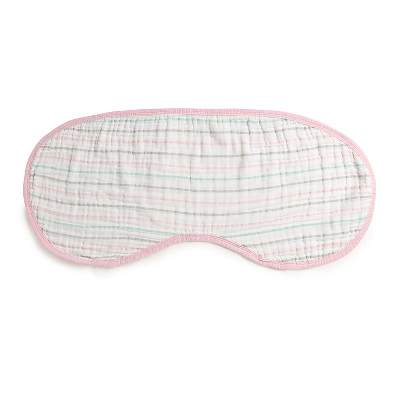 Baby Pink Muslin Burp Cloth Bibs - 3 pack