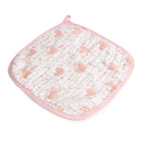 Pink Kitty Muslin Wash Cloth - 3 Pack