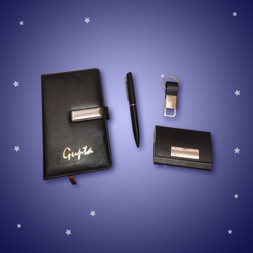 4 Piece Diary Set - Rakhi Gift Set