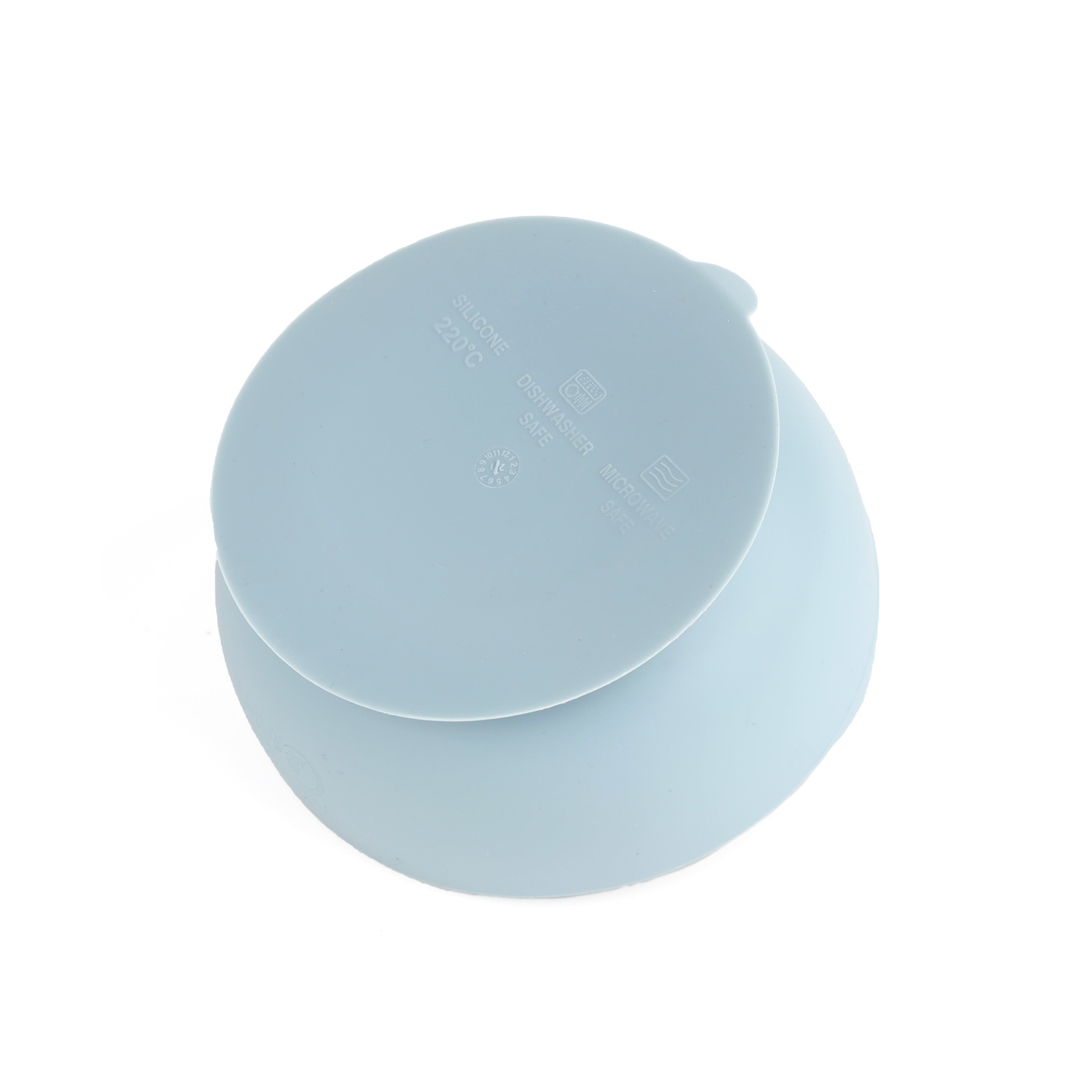 Kicks & Crawl- Silicone Bowl & Spoon Set - Sky Blue