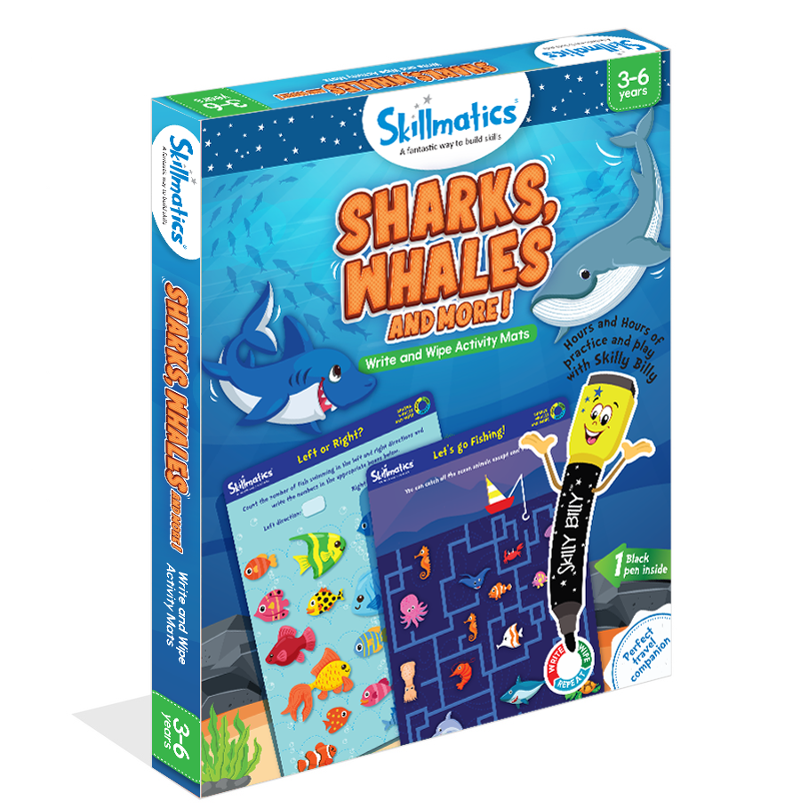 Skillmatics Educational Game - Sharks, Whales & More