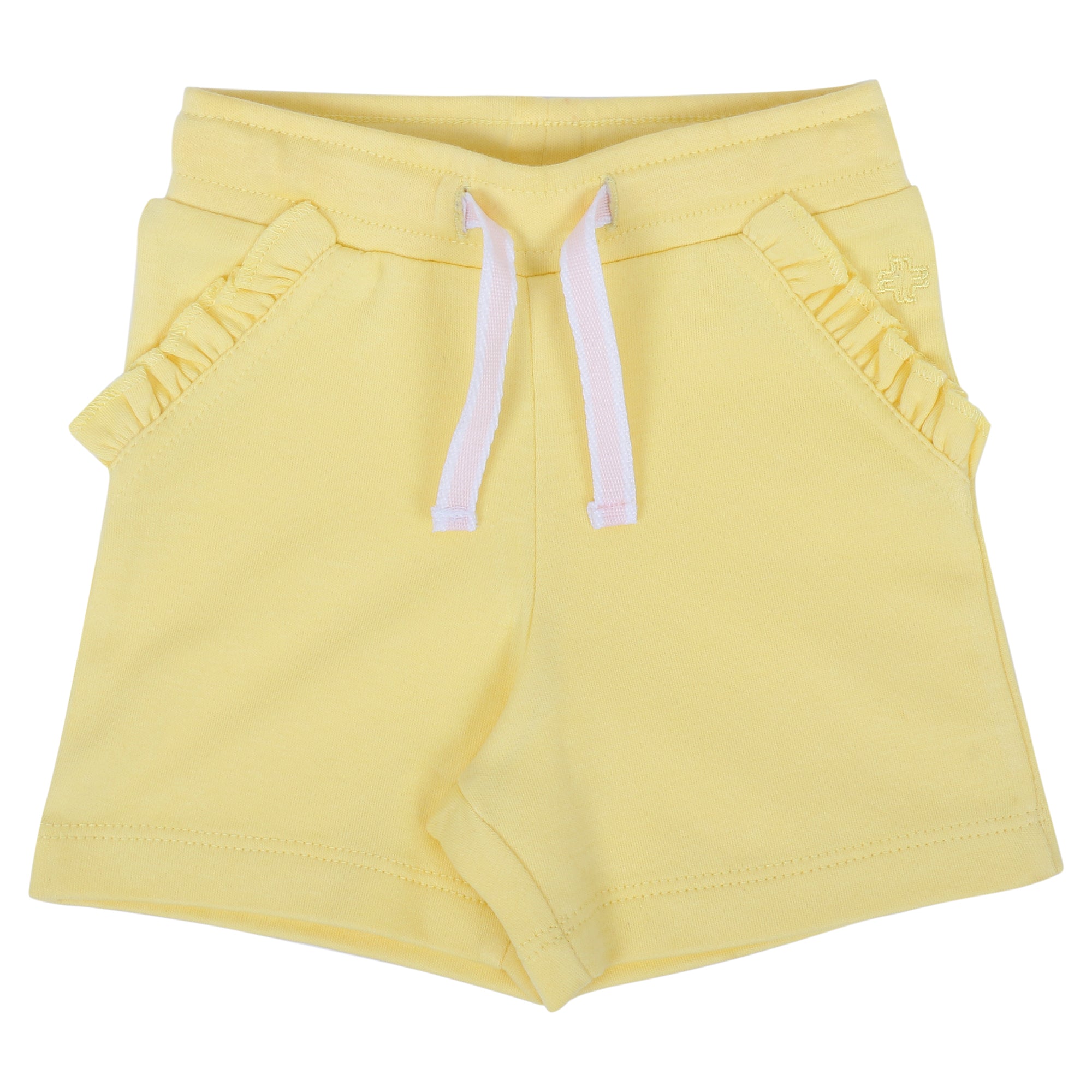 My Milestones Shorts - Peach Daisy / Yellow- 2 Pc Pack