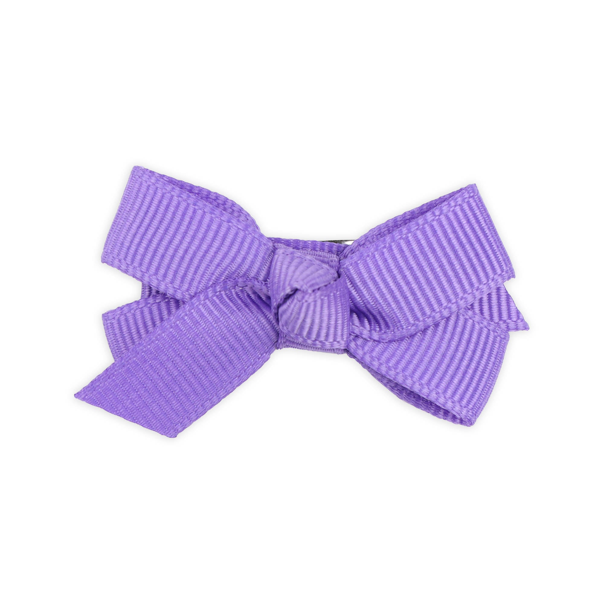 Kicks & Crawl- Nadoraa White & Purple Bow Clips