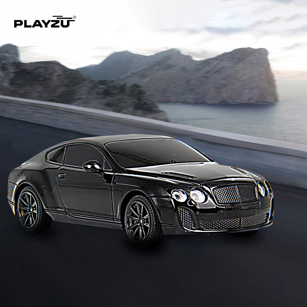 Playzu Bentley GT Supersport (Black) R/C 1:24 R/C Car  Black 6+ Years