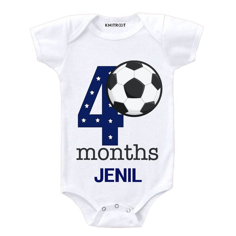 4 Months Onesie - Ball