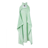 Baby Moo Bear Soft Cozy Hooded Blanket Mint Green