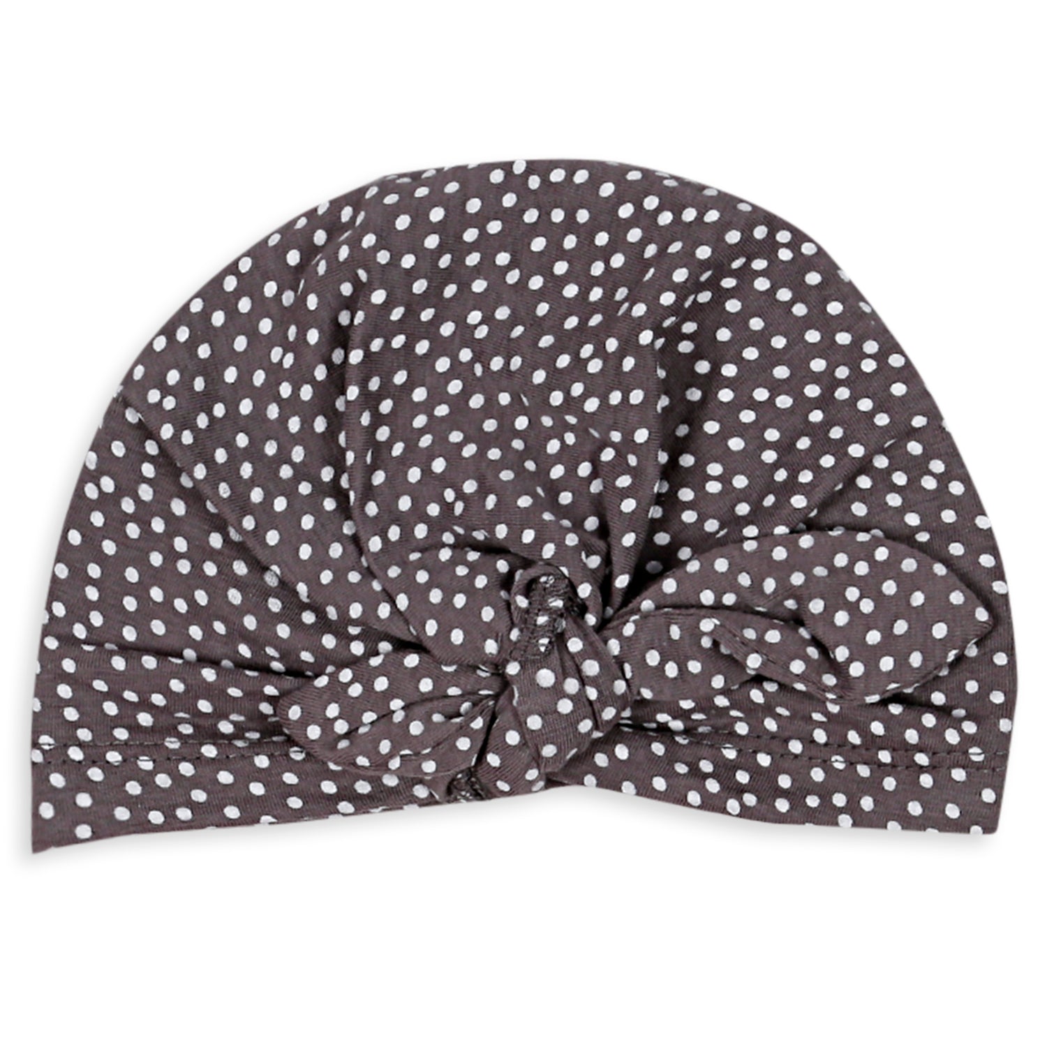 Baby Moo Turban Cap Pack Of 3 Feather And Polka Dot Multicolour