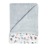 Baby Moo A For Animal Soft Cozy Plush Blanket Multicolour