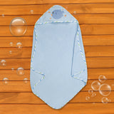 Baby Moo Fishy Blue Hooded Towel