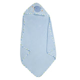 Baby Moo Fishy Blue Hooded Towel