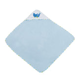 Baby Moo Dolphin Blue And White Hooded Towel