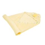 Baby Moo Elephant Yellow Hooded Towel