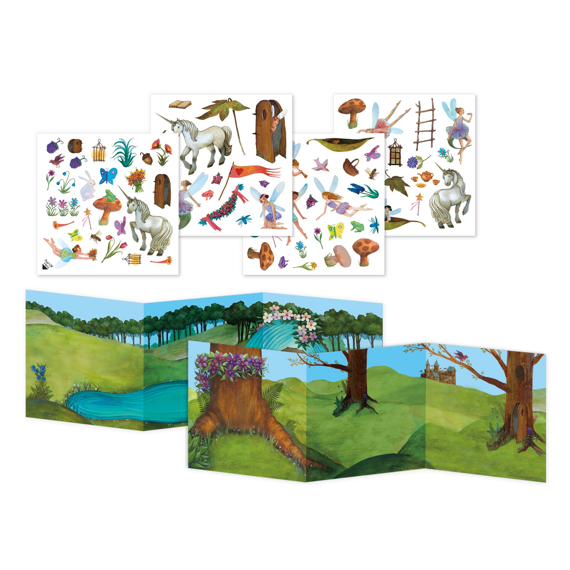 Peaceable Kingdom - Reusable Sticker Tote: Fairyland