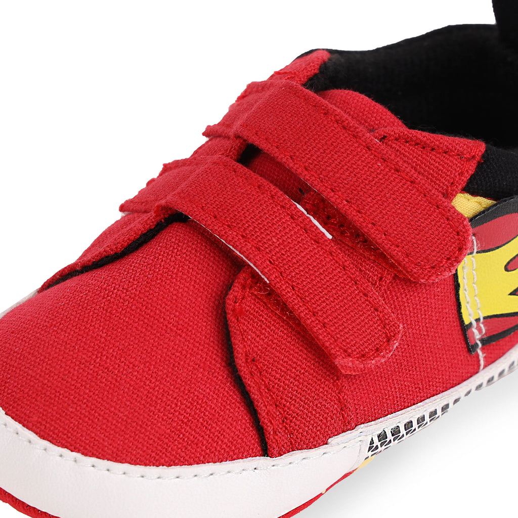 Kicks & Crawl- Flaming Red Baby Shoes