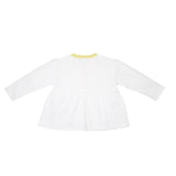 My Milestones T-shirt Full Sleeves Girls White Pink / White Yellow - 2 Pc Pack