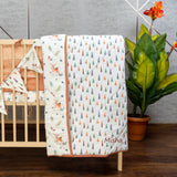 Tiny Snooze Organic Cot Bedding Set – Enchanted Forest