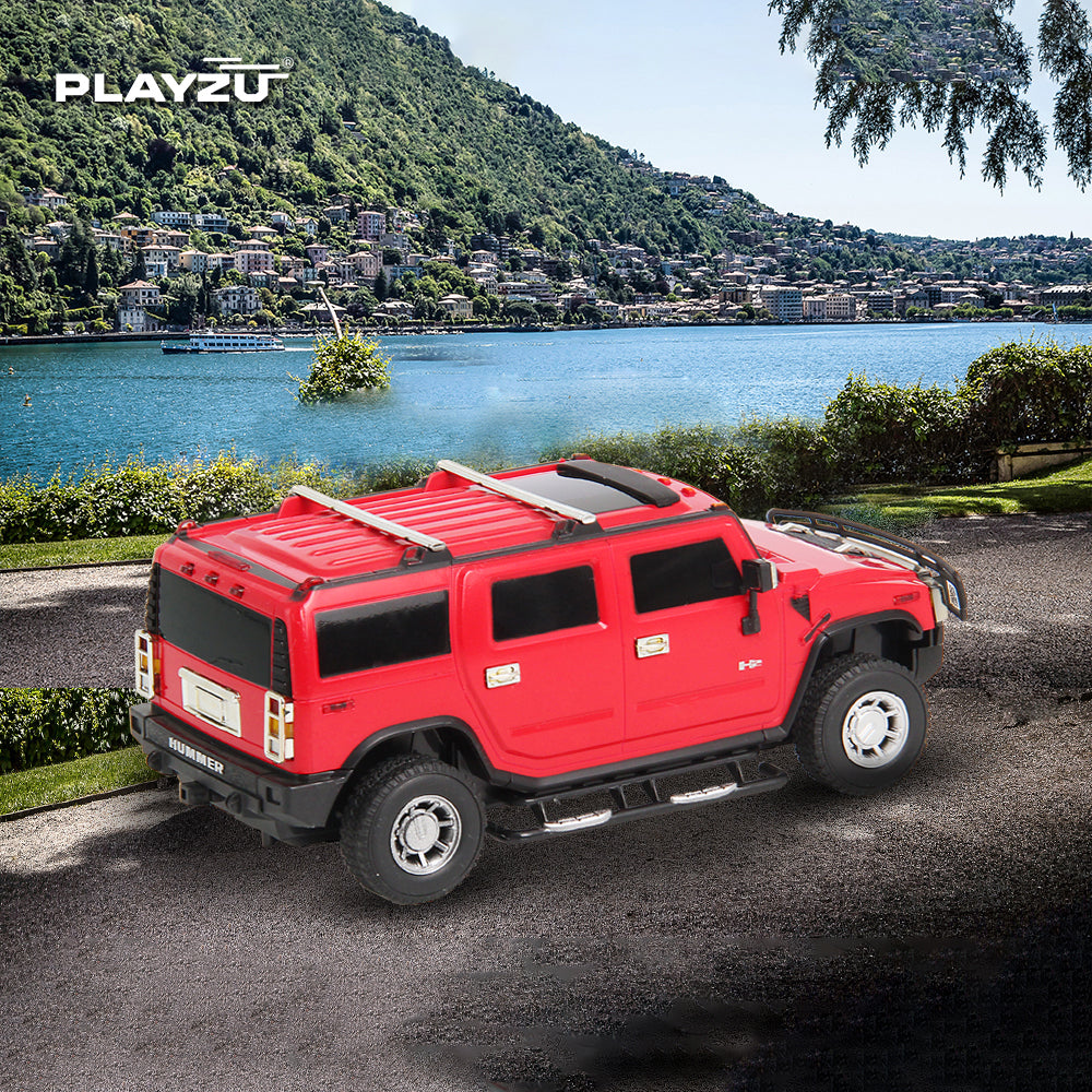 Playzu Hummer H2 (Red) R/C 1:24 R/C Car  Red 6+ Years