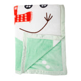 Baby Moo Hello Winter Mint Green  Blanket