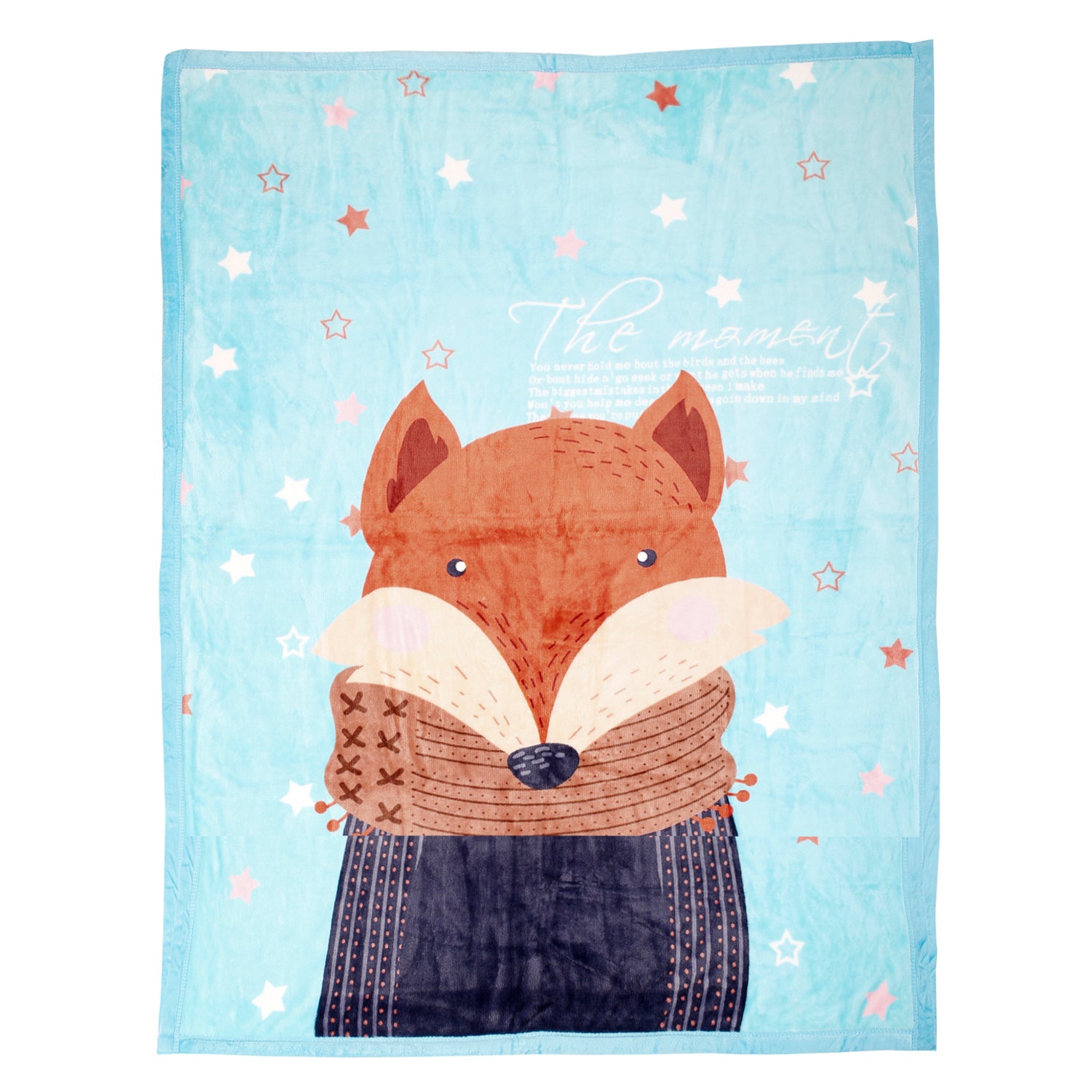 Baby Moo Perfect Star Moment Blue  Blanket