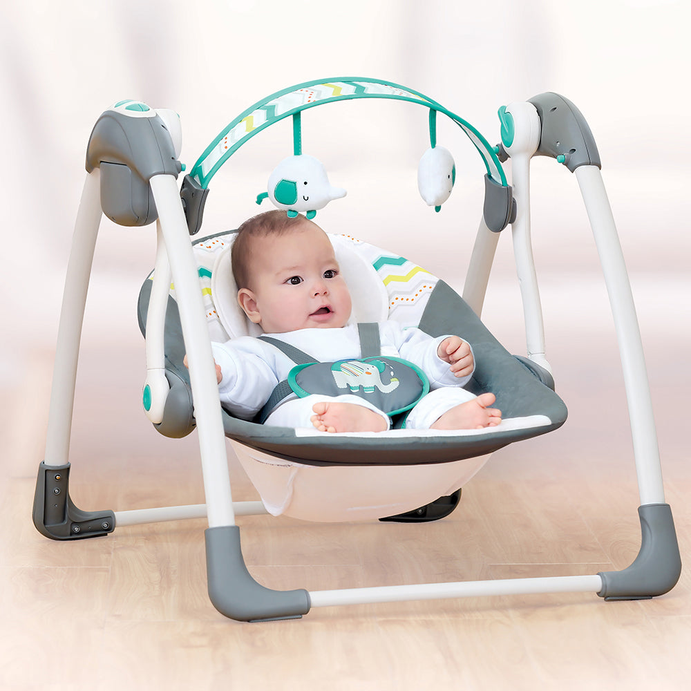 Mastela Deluxe Portable Swing with Music - Blue