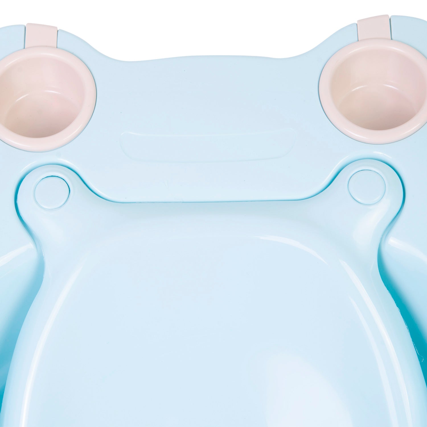 Baby Moo Bath Tub With Bather And Drain Plug Animal Face Blue