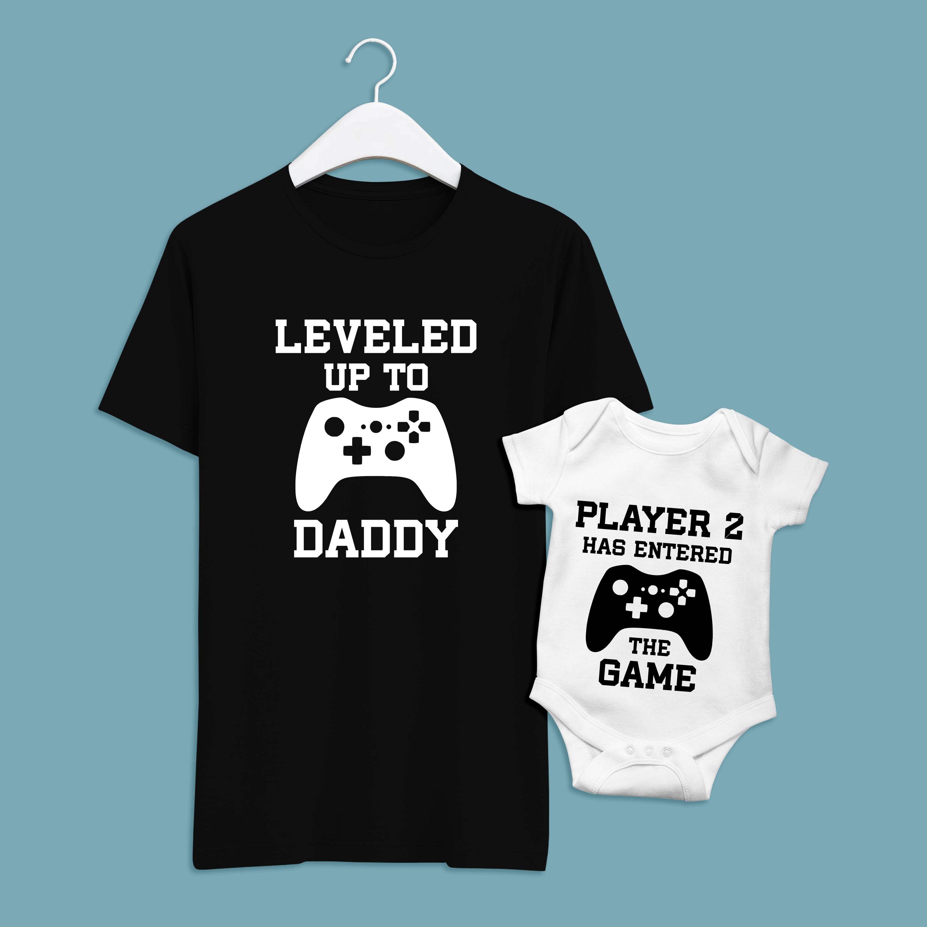 Fathers Day Set  - Leveled Up To Daddy