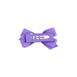 Kicks & Crawl- Nadoraa White & Purple Bow Clips