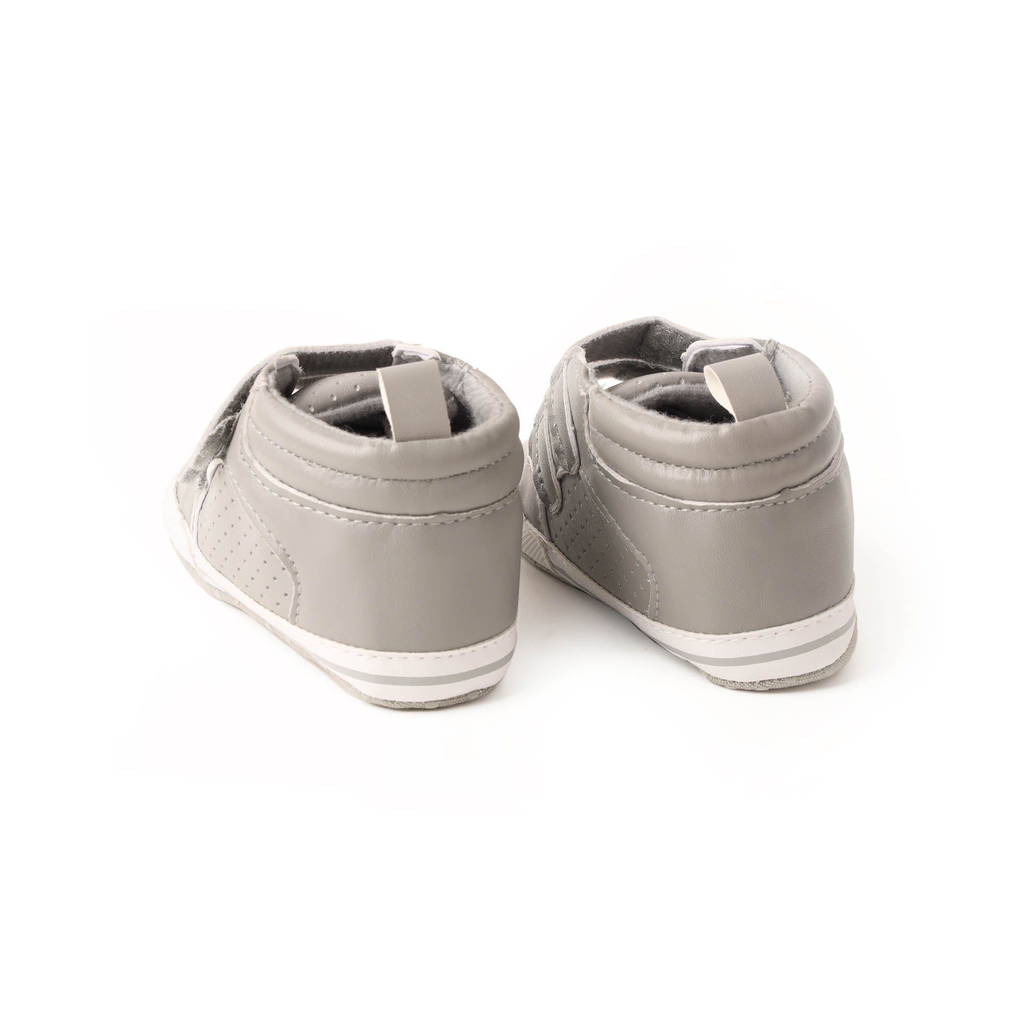 Kicks & Crawl- Graycer Hi-top Baby Shoes