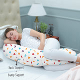 Rabitat Duo Motherhood Multi Function Pillow, Pregnancy Pillow+Feeding Pillow - Memphis