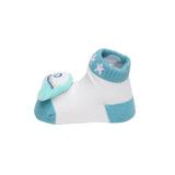 Baby Astronaut Green & Blue 3D Socks- 2 Pack (0-12 Months)