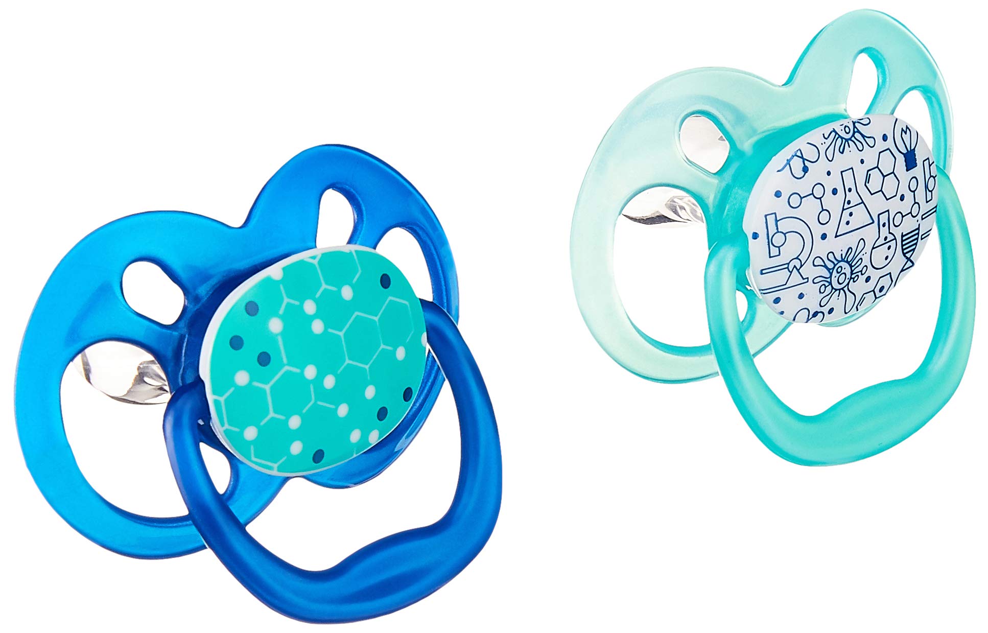 Dr. Brown's Advantage Pacifiers, Stage 1, Pack of 2 - Blue Chemistry