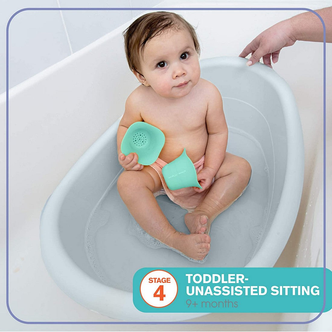 Summer Infant Gentle Support Multi-Stage Bath Tub Neutral Birth+ to 24M