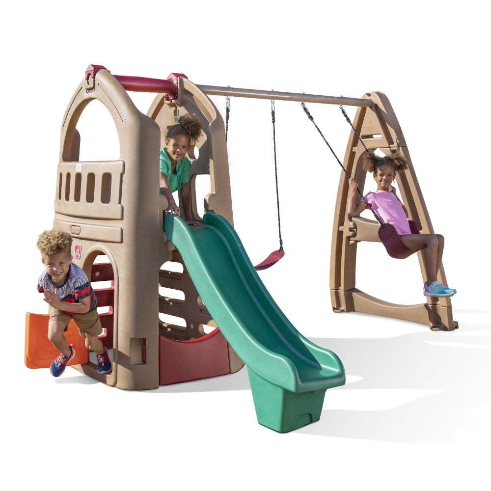 Step2 Naturally Playful Playhouse Climber & Swing Extension