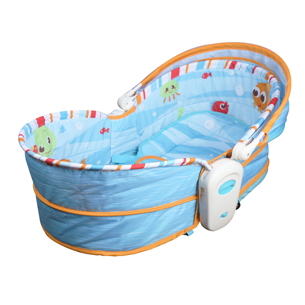 Mastela 5 in 1 Rocking Napper, Bounce, Chair, with Removable Bassinet & Melody (Multi Color)